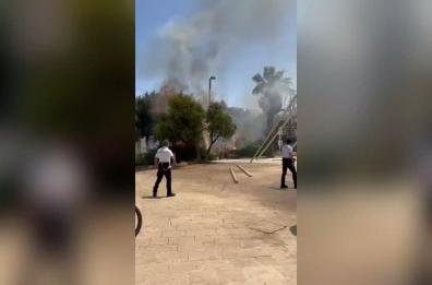 Conversano, caldo ed erbacce in villa Belvedere: scoppia l'incendio. Fiamme anche a Mola di Bari