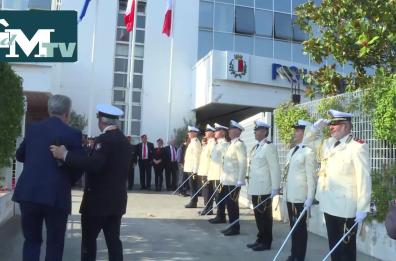 Squillo di tromba e commozione 
per la caserma dedicata a Marzulli