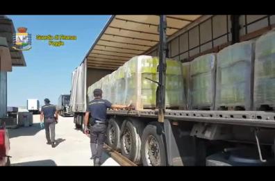 Alcool di contrabbando, cocaina e armi: maxisequestro nel Foggiano