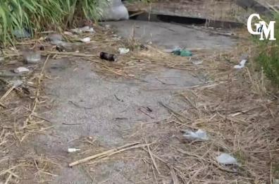 Parco Perotti invaso dai rifiuti: cartacce, lattine e immondizia abbandonata ovunque IL VIDEO