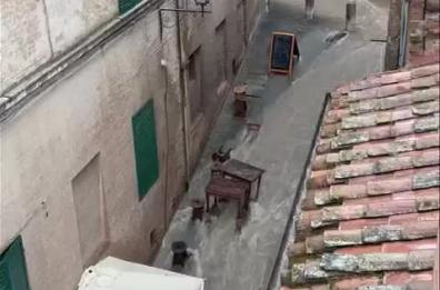 Siena, nubifragio e inondazione: allagamenti e disagi alla circolazione