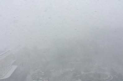 Bufera di neve a Bari