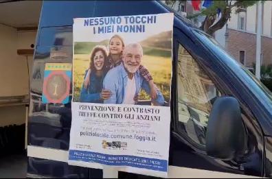 «Nessuno tocchi i miei nonni», anche a Foggia il progetto per contrastare le truffe agli anziani