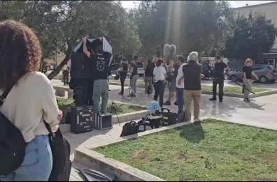«L'ultima settimana di settembre», le immagini da Lecce del set con Diego Abatantuono