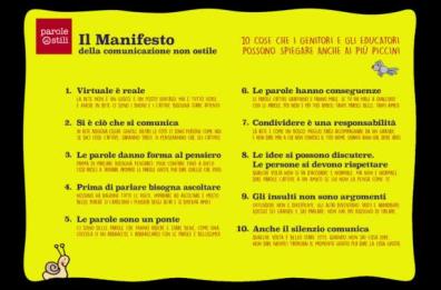 Bari, il Manifesto della Comunicazione Non Ostile letto dai bimbi 