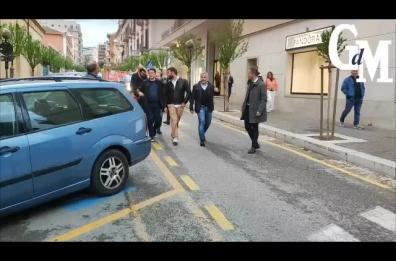 Conte in visita a Matera: «Voltiamo pagina con Marrese»