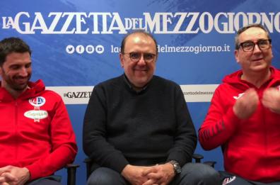 Prisma Volley Taranto, l'intervista al coach Di Pinto e a Marco Falaschi in visita alla Gazzetta