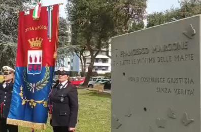 Foggia ricorda il caso irrisolto di Francesco Marcone: deposta una corona