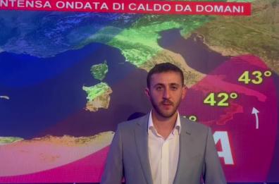 Gazzetta Meteo: temperature roventi, picchi di 43 gradi tra Puglia e Basilicata. È allerta gialla ondate di calore