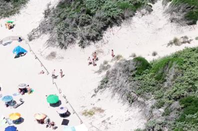 Porto Cesareo, turisti calpestano le dune e distruggono la staccionata: partono i controlli VIDEO