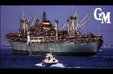 Bari, il ricordo in immagini dello sbarco della Vlora 33 anni dopo