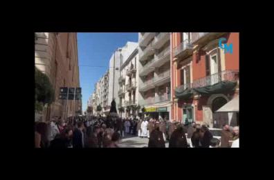 Con la processione dell'Addolorata partono i Riti Santi a Bari