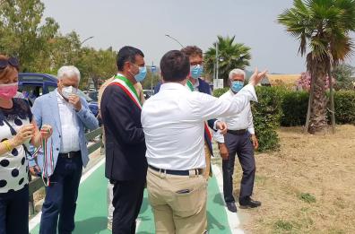 In bici fino a Bari: inaugurata a Vasto la via Nicolaiana