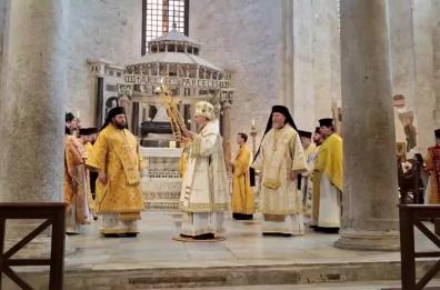 Epifanio I, Metropolita di Kiev e Ucraina, in visita a Bari: l'incontro con il sindaco, poi la liturgia. «La città pronta ad accogliere un summit internazionale di pace»