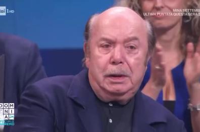 Sanremo 2025, il brano di Cristicchi fa commuovere Lino Banfi che ricorda la moglie Lucia