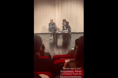 Romano Prodi a Ruvo: «Sono contento per la rinascita della Gazzetta»