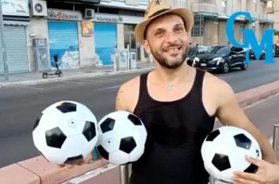 Bari, la storia di Maurizio, da ingegnere a giocoliere: «Sogno di tornare a vivere a Miami»