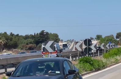 Strada Statale 16, traffico in tilt da Bari a Lecce