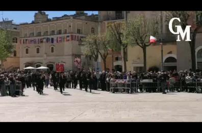 In Basilicata cerimonie, alzabandiera e onori ai caduti, le immagini da Matera