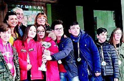 Gara di matematica 
i sette studenti i vincitori