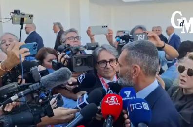 Anche Decaro alla Fiera del Levante: «In Puglia dati economici positivi, ma è l'effetto PNRR. Emiliano? Lo saluto, come sempre»