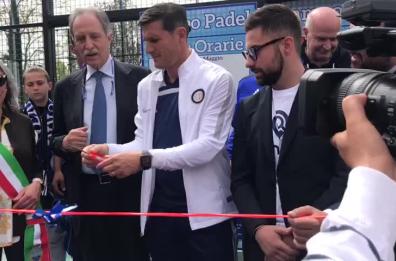 Cambiasso e Zanetti inaugurano il campo «Postiglione» a Lagonegro