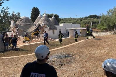 Cisternino, morto nell'esplosione in un trullo: indagata la proprietaria