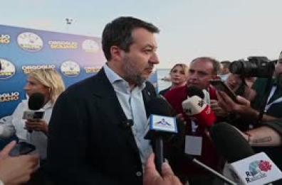 Salvini: "ll ponte sullo Stretto e' un'opportunita' di lavoro per i giovani"