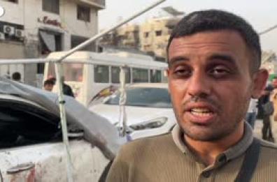 Un giornalista sul luogo dell'attacco a Gaza: "Siamo stati presi di mira"