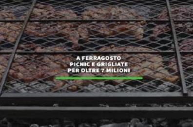 A ferragosto picnic e grigliate per oltre 7 milioni