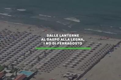 Dalle lanterne al daspo alla legna, i no di Ferragosto