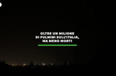Oltre un milione di fulmini all'anno sull'Italia, vittime in calo