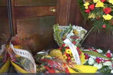 Roma, i funerali del motociclista colpito da un fulmine