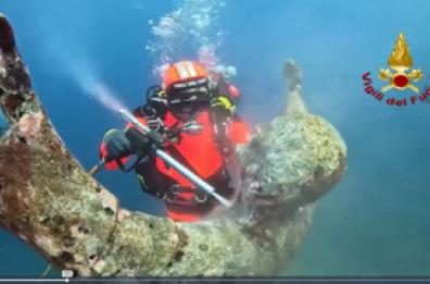 Liguria, restyling annuale per il Cristo degli abissi