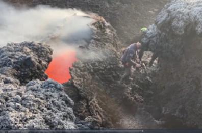 Etna, il sopralluogo del Corpo forestale
