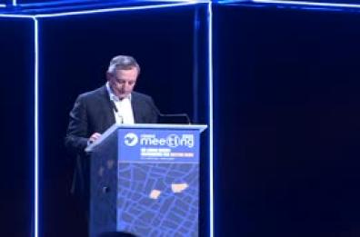 Draghi al Meeting di Rimini: "Paesi Ue a Washington grande segno di unita', vale molto"