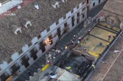 Cordova, al via i lavori di restauro dopo l'incendio nella moschea-cattedrale