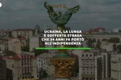 Ucraina, la lunga e sofferta strada che 34 anni fa porto' all'indipendenza