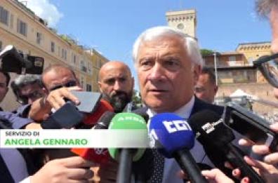 Tajani ricevuto dal Papa: "Impegno comune per la pace"
