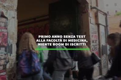 Primo anno senza test d'ingresso a Medicina, niente boom di iscritti