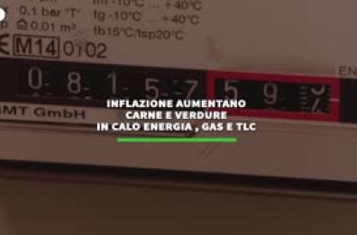 Inflazione: aumentano carne e verdure, in calo energia, gas e tlc