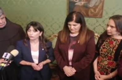 Umbria, Proietti riceve la ministra degli Esteri della Palestina: "La riconosciamo"