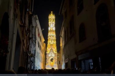 Viterbo, la Macchina di Santa Rosa sfila in citta' senza problemi