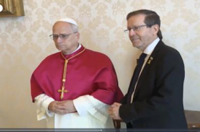 Vaticano, Papa Leone riceve il presidente israeliano Herzog