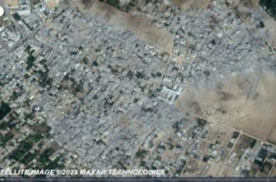 Gaza, prima e dopo lo scoppio della guerra tra Israele e Hamas