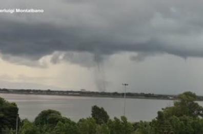 Temporali e trombe d'aria nel sud Sardegna, scatta l'allerta meteo