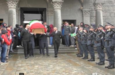 Al Sestriere i funerali del discesista azzurro Matteo Franzoso