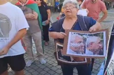 A 93 anni al sit-in, 'Cosa voglio? la pace'