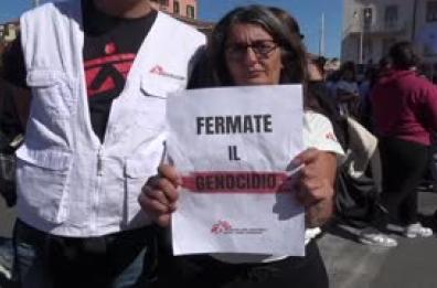 Msf: "Genocidio in corso, l'inazione dei governi e' complicita'"