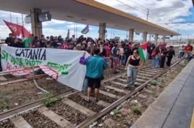 Flotilla, Catania: occupata la stazione e manifestanti sui binari